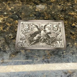 1896 $5 Educational note #9