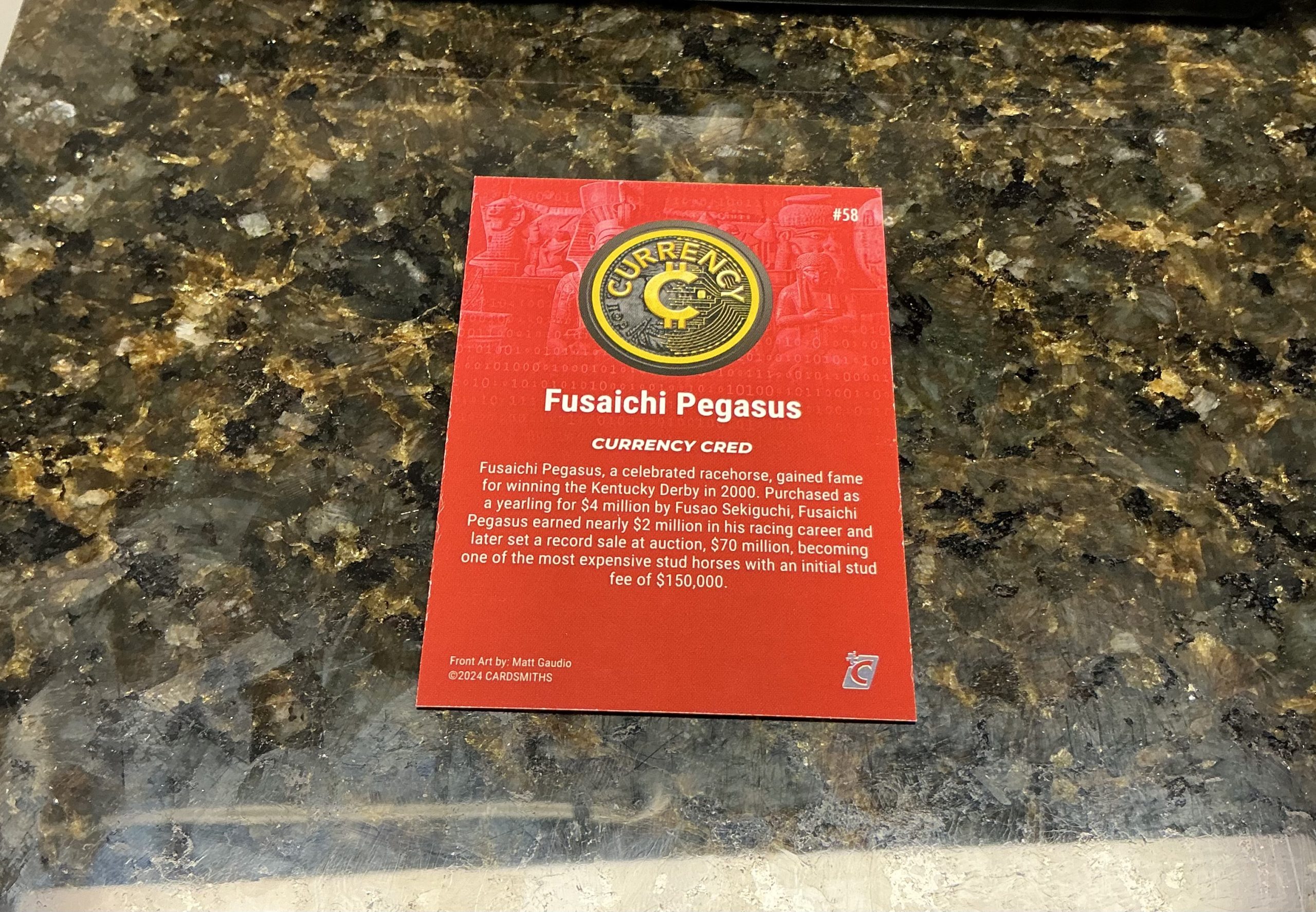 Fusaichi Pegasus #58 - Image 2