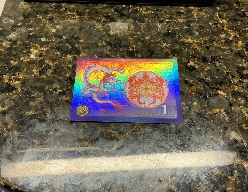 1 Bhutan Ngultrum (Rainbow Holofoil) #51