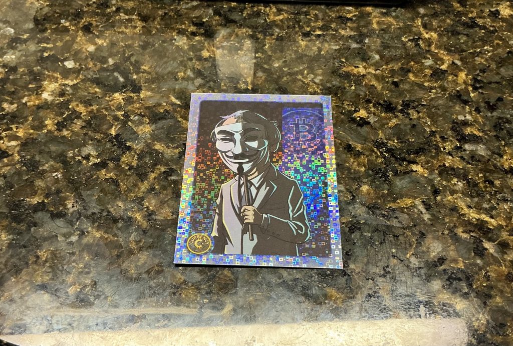 Satoshi Nakamoto (Matrix Hologram) #45