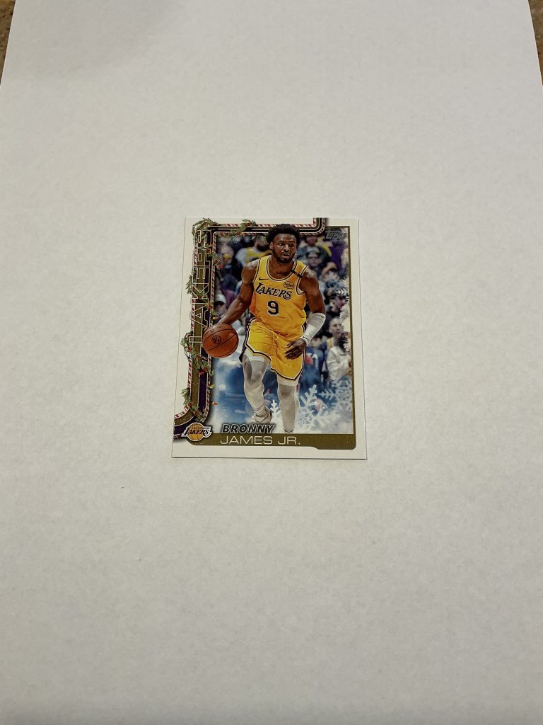 Topps Bronny James Jr. H121 2025/26 Holiday