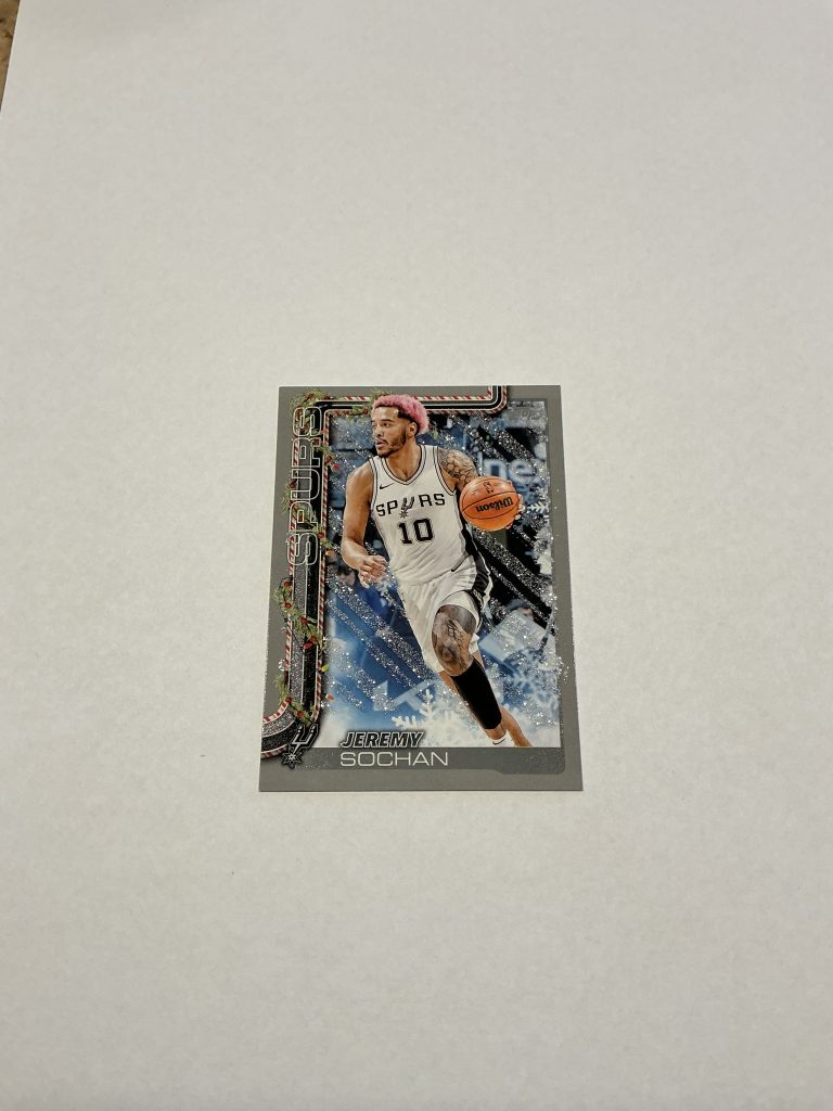 Topps Jeremy Sochan H160 2025/26 Holiday