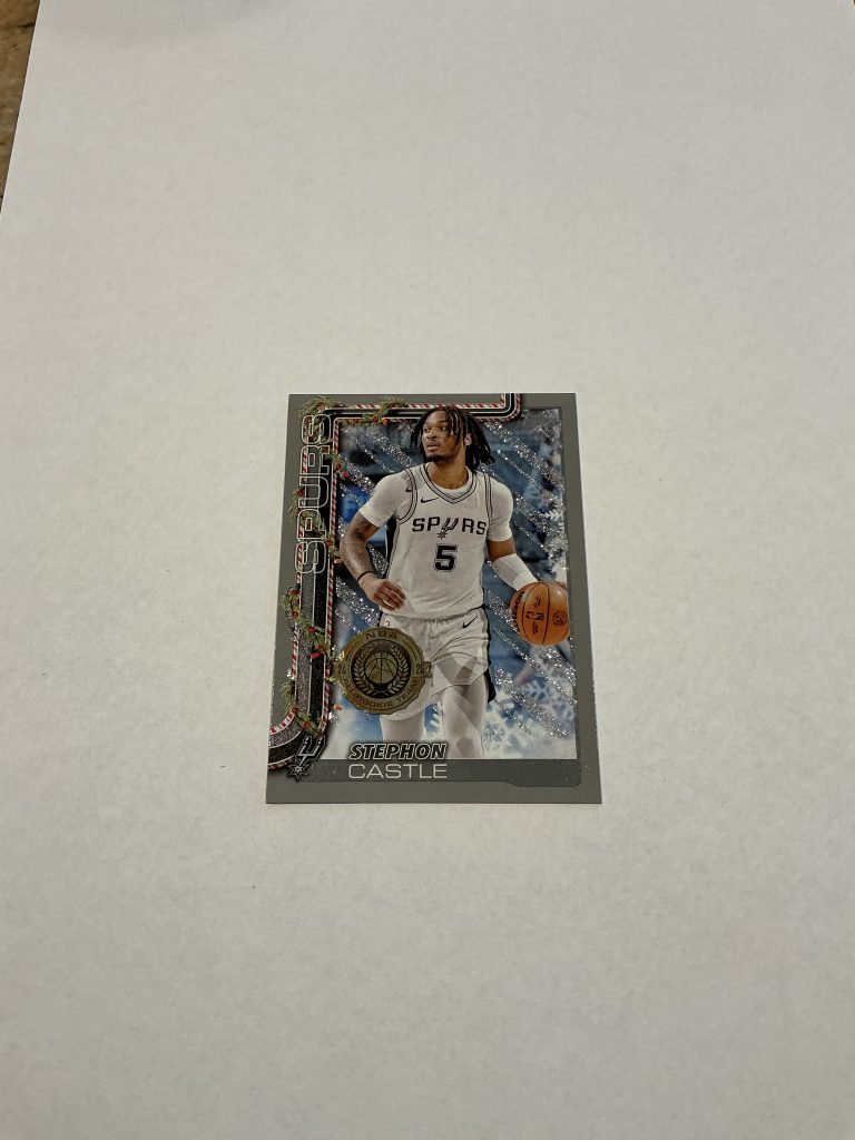 Topps Stephon Castle All Rookie Team H158 2025/26 Holiday