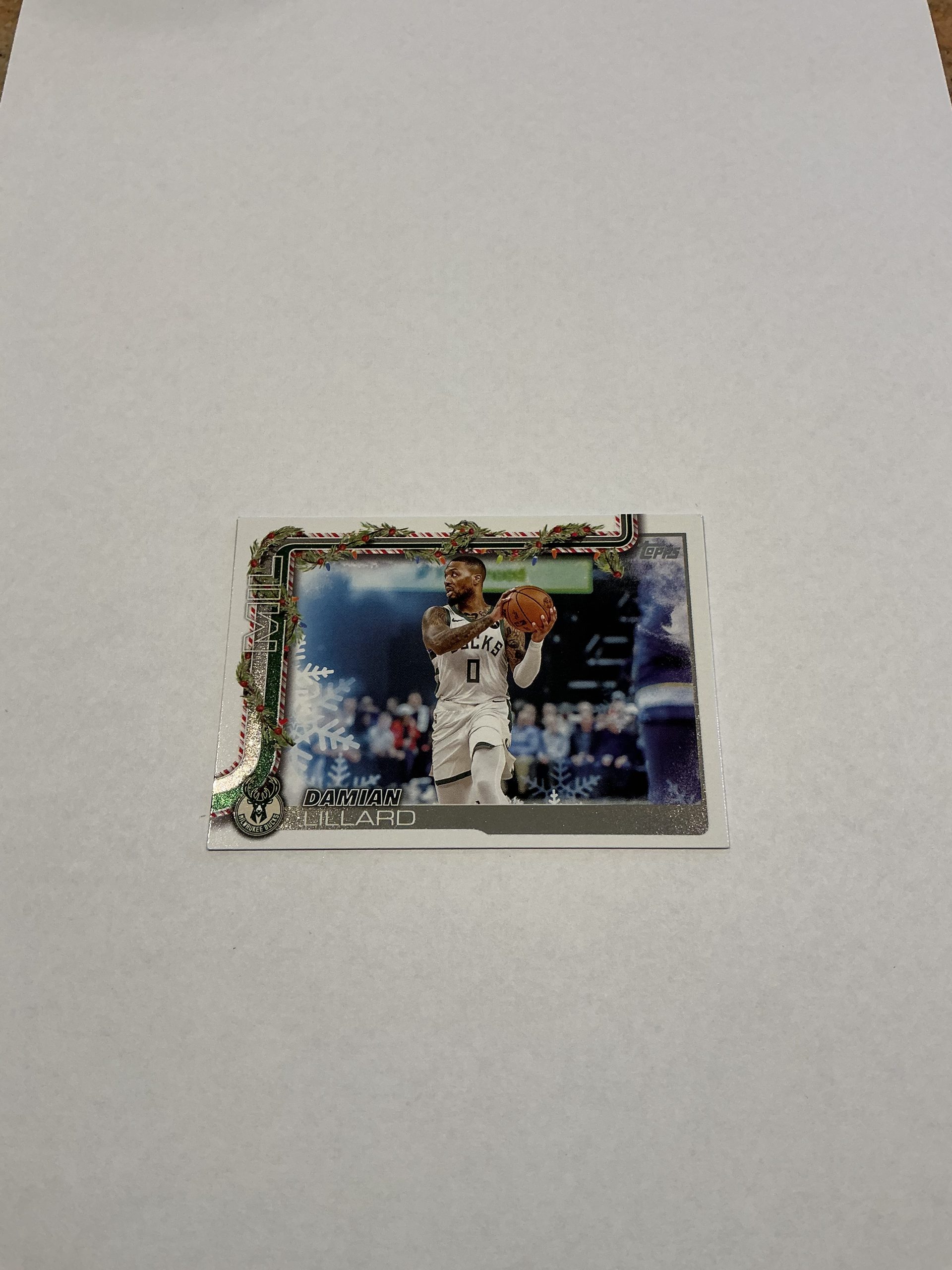 Topps Damian Lillard H44 2025/26 Holiday
