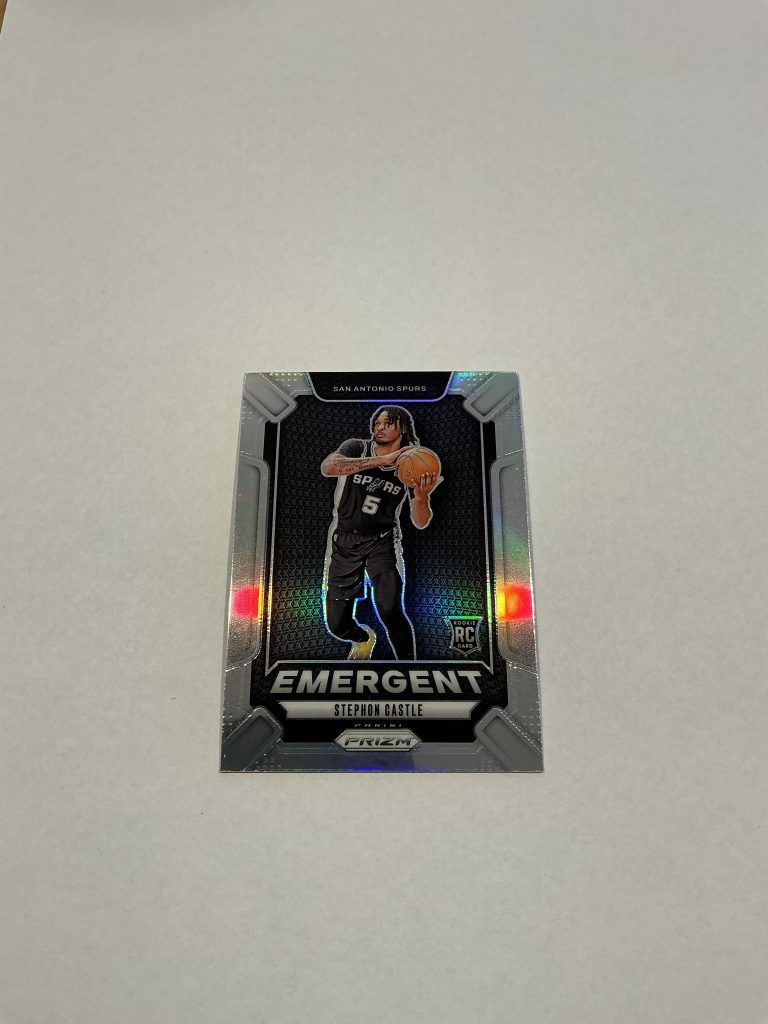 Panini Prizm Stephon Castle Emergent Silver Prism (RC)