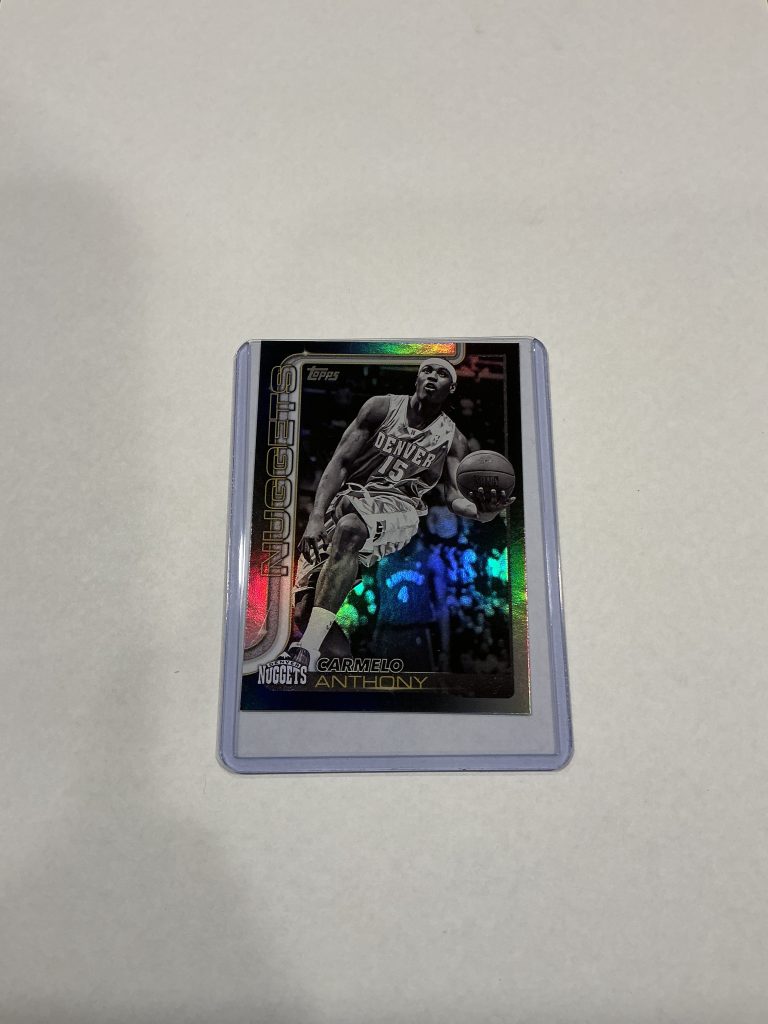 Topps Carmelo Anthony Blackout #256