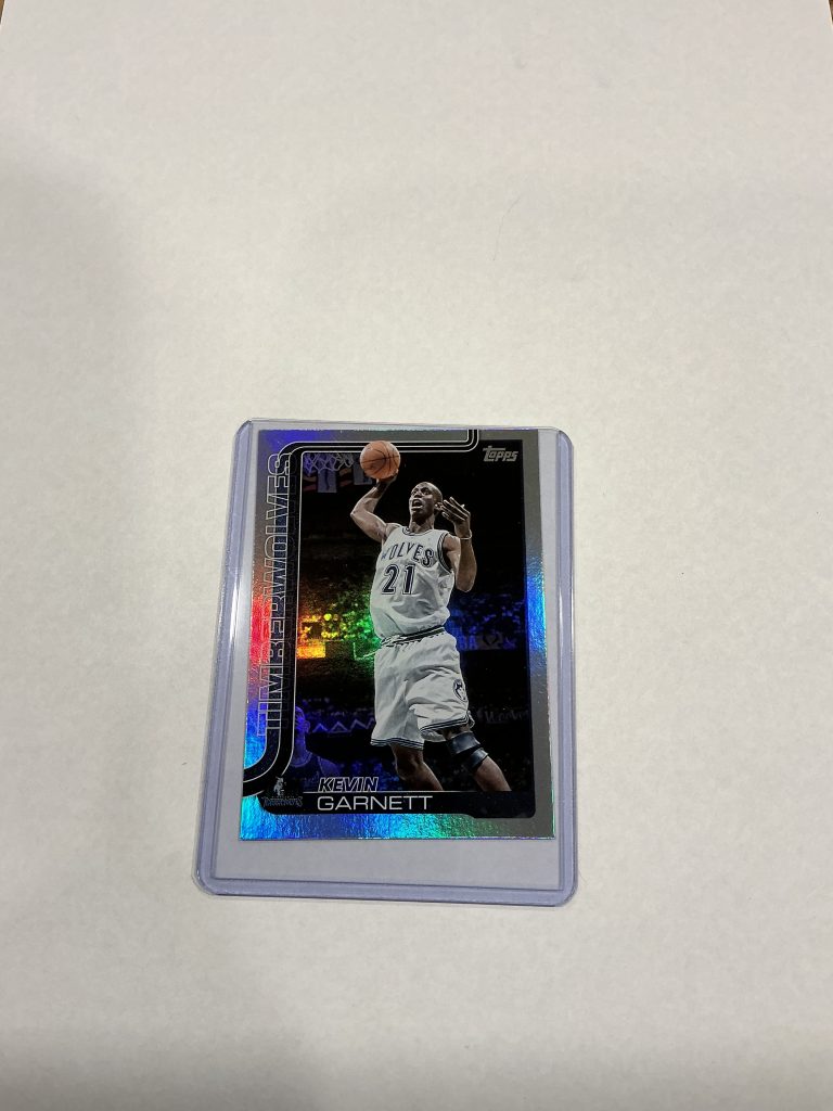 Topps Kevin Garnett Blackout Rainbow #254