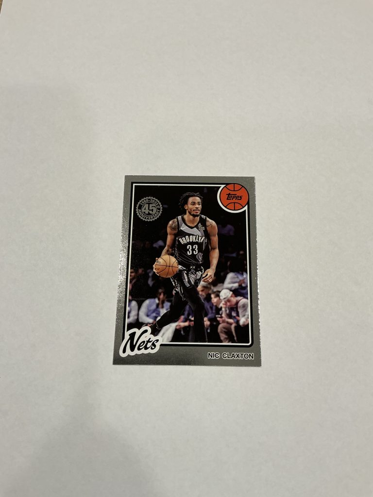 Topps Nic Claxton 45 Anniversary 80BK-48