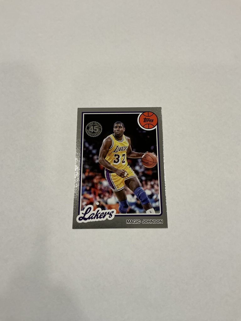 Topps Magic Johnson 45 Anniversary 80BK-3
