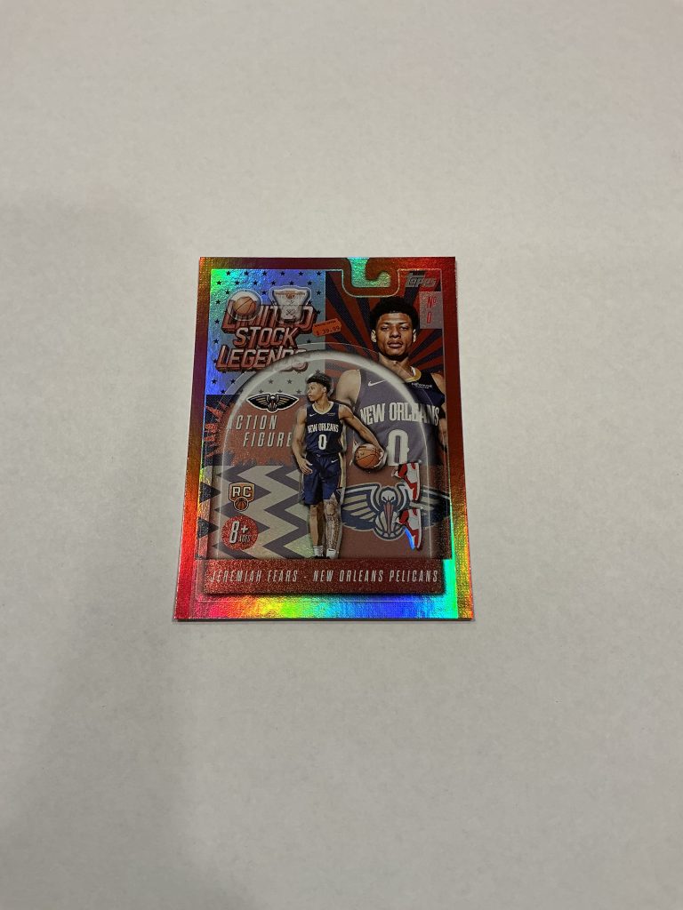 Topps Jeremiah Fears RC (Limited Stock Legend) Rainbow Foil LST-7