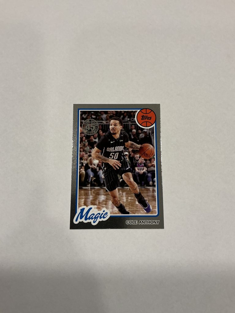 Topps Cole Anthony 45 Anniversary 80BK-26