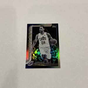 Topps Jaylon Tyson Blackout Rainbow Foil #86