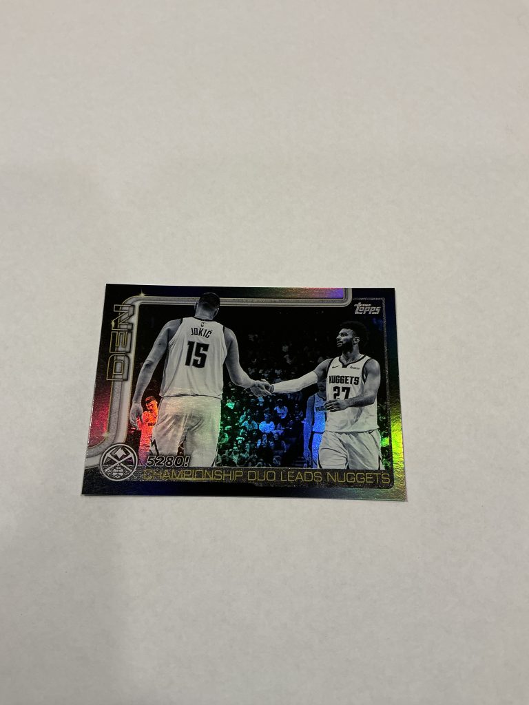 Topps 5280! Championship Duo Leads Nuggets Blackout Rainbow Foil #286