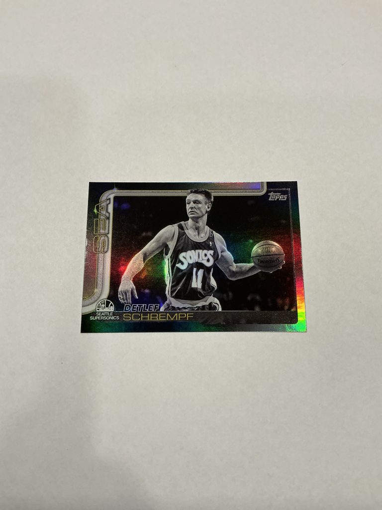Topps Detlef Schrempf Blackout Rainbow Foil #270