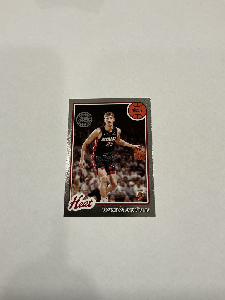 Topps Kasparas Jakucionis RC 45 Anniversary 80BK-66