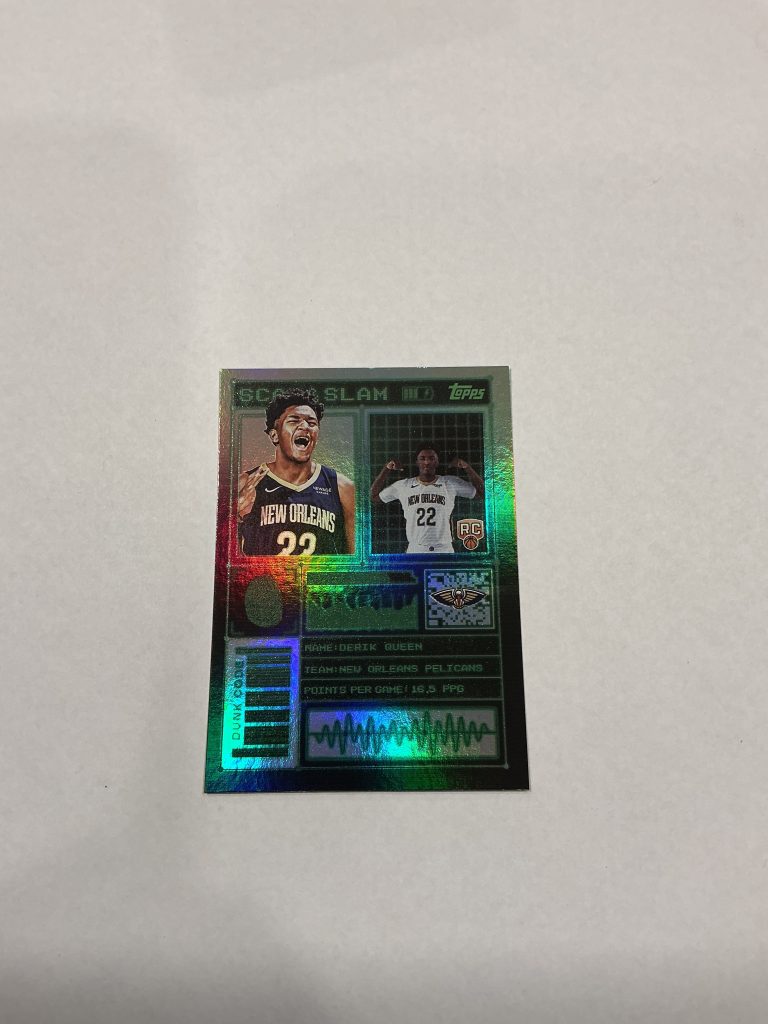Topps Derik Queen RC (Scan & Slam) Rainbow Foil SS-38