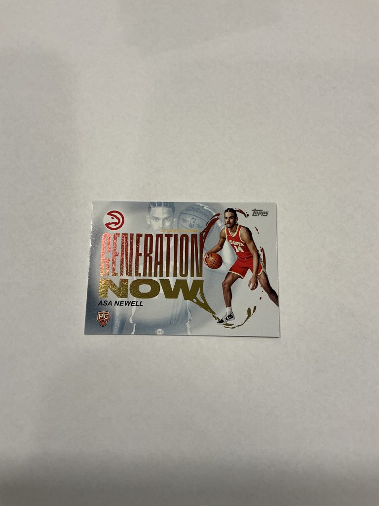 Topps Asa Newell RC "Generation Now" GN-23