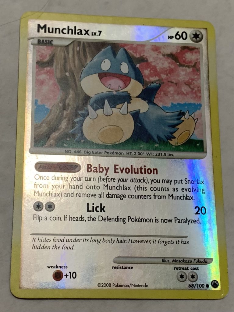 Munchlax (Reverse Holo)