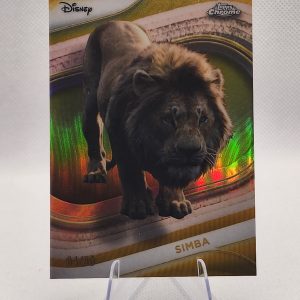 2025 Topps Chrome Disney Simba 4/50 Gold Wave