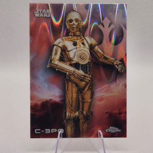 2025 Topps Chrome Star Wars C-3PO #13 RayWave Refractor
