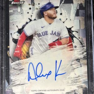 2024 TOPPS FINEST AUTO ON CARD ALEJANDRO KIRK BLUE JAYS
