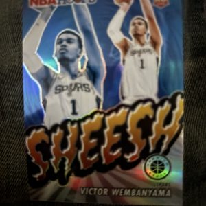 2023-24 PANINI PREMIUM STOCK SHEESH INSERT HOLO PRIZM RC SP VICTOR WEMBANYAMA