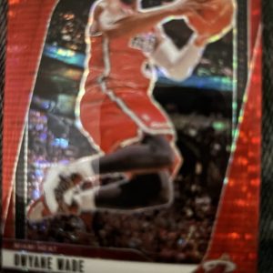 2024-25 PANINI PRIZM RED PULSAR PRIZM /75 SP DWAYNE WADE COLOR MATCH BOOKEND #01