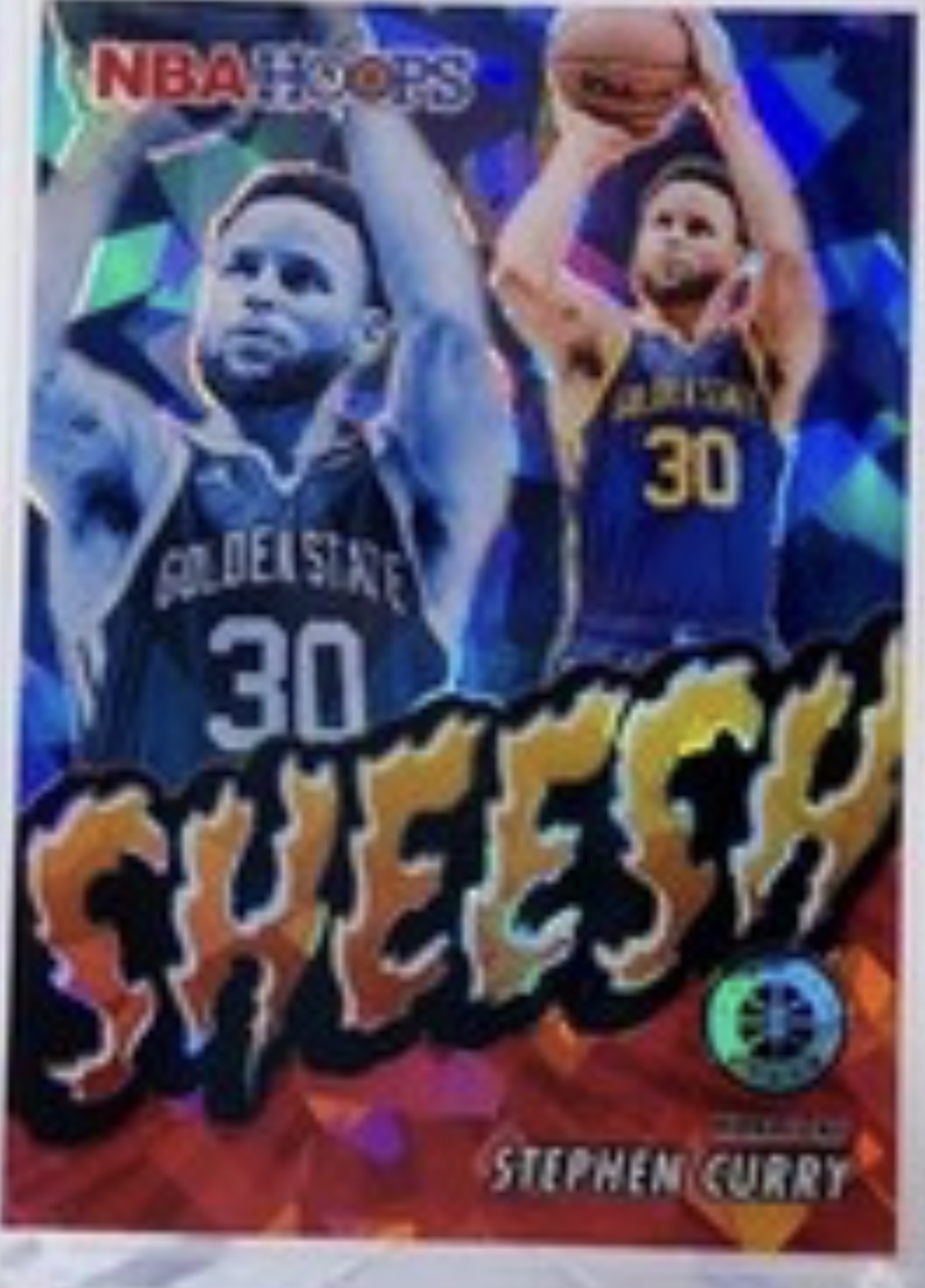 2024 PREMIUM STOCK SHEESH BLUE RED ICE PRIZM SSP /99 STEPHEN CURRY