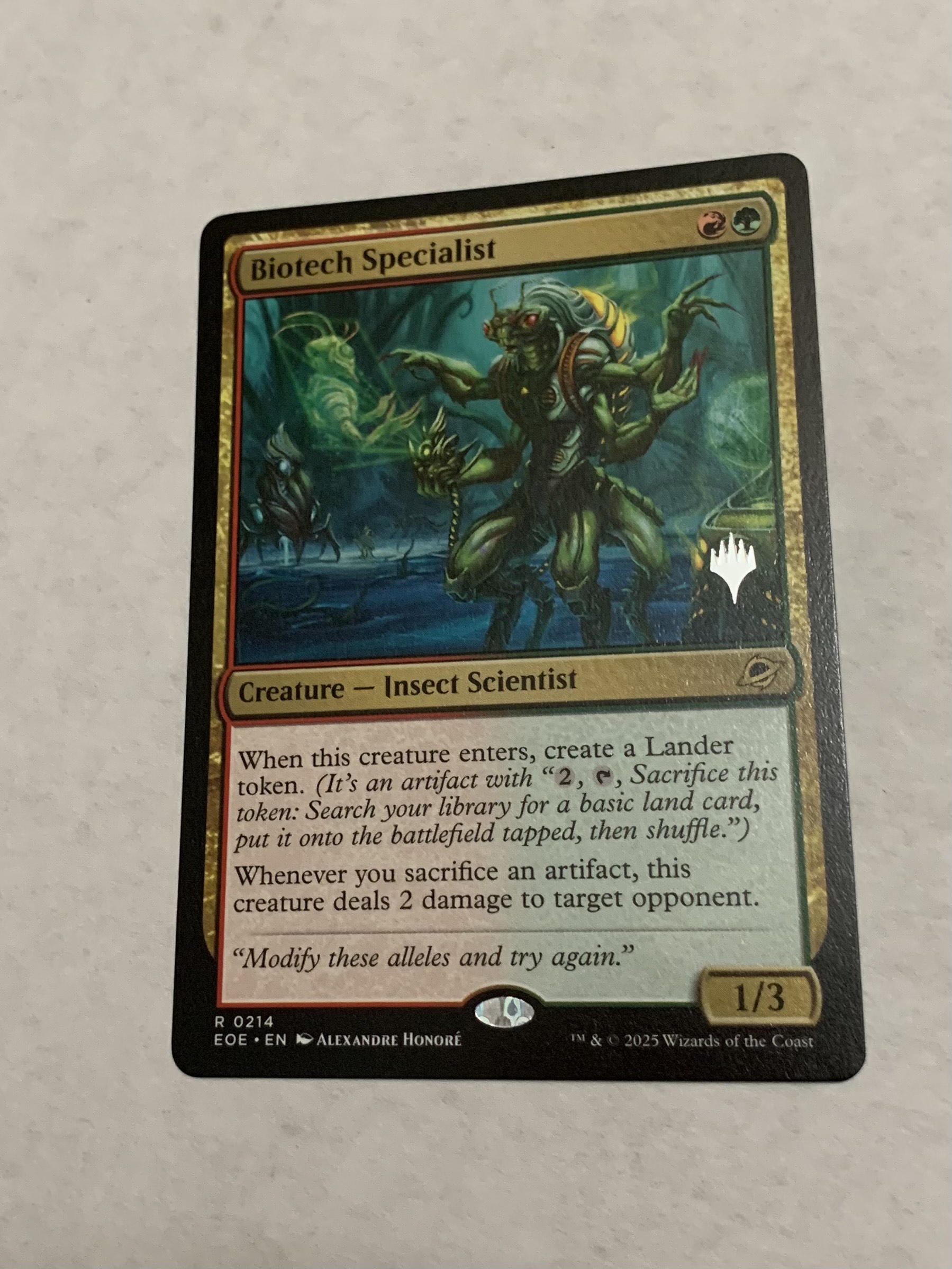 Biotech Specialist (Promo Pack)