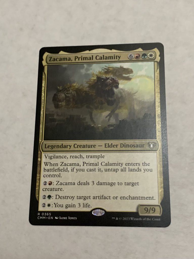 Zacama, Primal Calamity