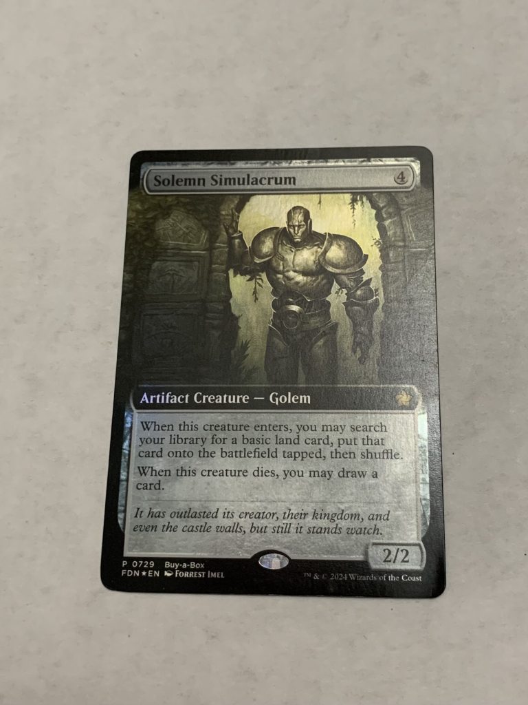 Solemn Simulacrum (Buy-A-Box) (Foil)