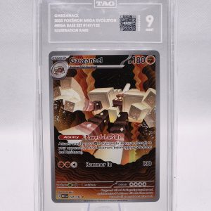 Garganacl Mega Evolution Illustration Rare 2025 Pokemon 147/132 TAG 9