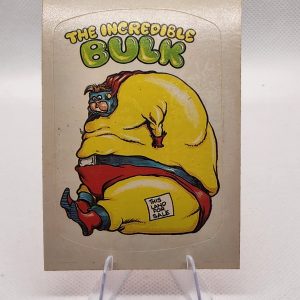 The Zero Heroes 1983 General Mills Sticker #66 The Incredible Bulk