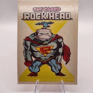 The Zero Heroes 1983 General Mills Sticker #63 Cape Rock Head