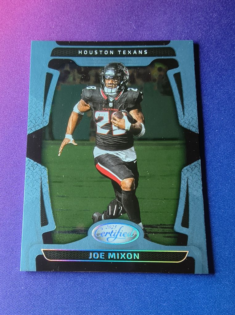 Joe Mixon 2025 Panini Certified Mirror Platinum FOTL 1/2 Texans SSP #41