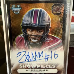 2025 BOWMAN CHROME U BEST SHOWPIECES LANORRIS SELLERS AUTO /10