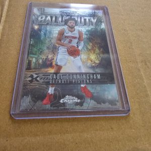 Cade Cunningham 2025-2026 Topps Chrome Basketball Ball of Duty Refractor BD-11