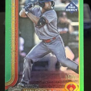 2025 Topps Pro Debut #PDC-168 Ryan Waldschmidt Chrome Green Refractor #/99