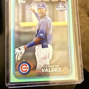 2024 Topps Pro Debut - Derniche Valdez #PD-126 Aqua Foil /75 (RC)