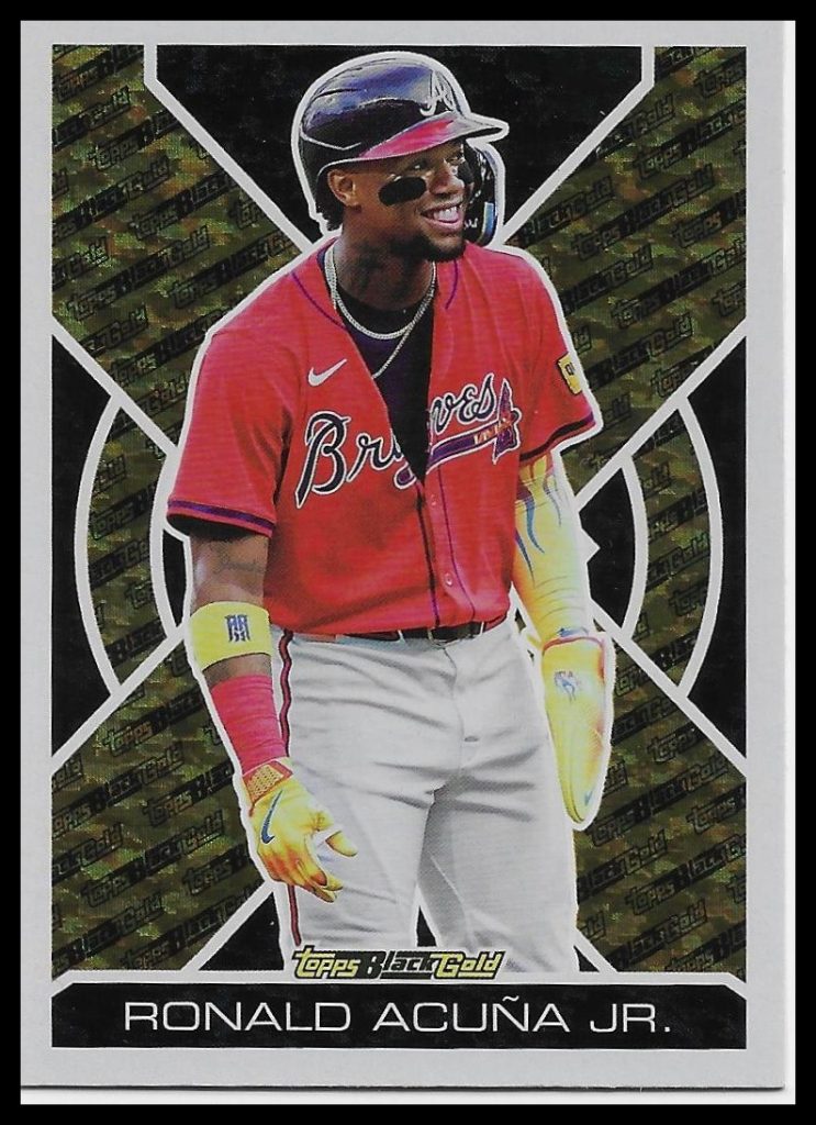 2025 Topps Update #BG-5 Ronald Acuña Jr. Topps Black Gold