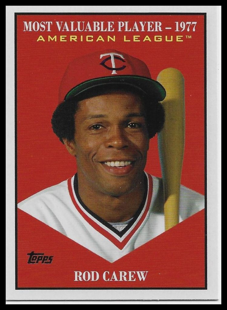 2025 Topps Update #MV-29 Rod Carew Most Valuable