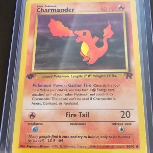 Pokemon Charmander 50/82 Team Rocket Set - 1st Edition