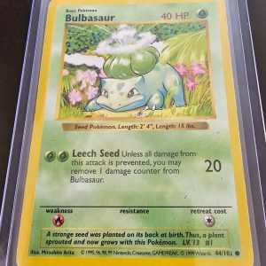 Pokemon Bulbasaur 44/102 Base set Shadowless