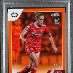 GEORGIA STANWAY BAYERN TOPPS CHROME ROOKIE 18/25 PSA 10