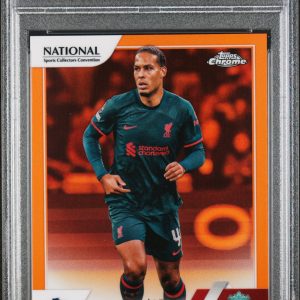 2023 TOPPS CHROME NATIONAL VIRGIL VAN DIJK 02/25 PSA 10