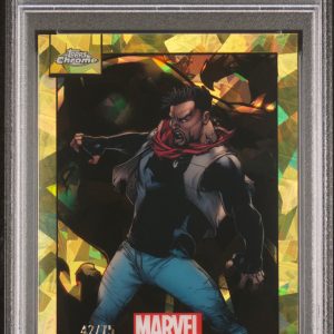 2023 TOPPS MARVEL SAPPHIRE KILLMONGER 42/75 PSA 9