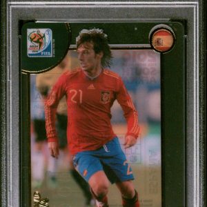 2010 PANINI WORLD CUP DAVID SILVA PSA 8