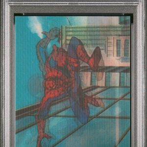 1996 MARVEL MOTION SPIDER MAN PSA 9