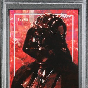 2023 STAR WARS EPISODE VI DARTH VADER DARK RUBY 40/40 PSA 10