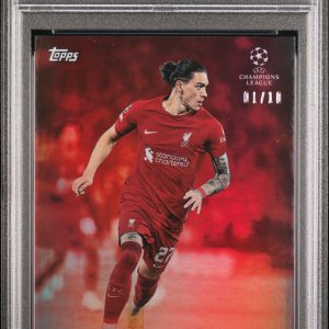 2022-23 DARWIN NUNEZ TOPPS SIMPLCICDAD RED 01/10 PSA 9